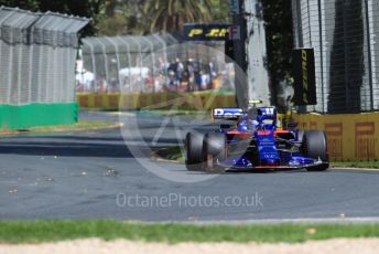 World © Octane Photographic Ltd. Formula 1 – Australian GP Practice 1. Scuderia Toro Rosso STR14 – Alexander Albon. Friday 15th Melbourne, Australia. Friday 15th March 2019.