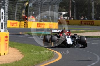 World © Octane Photographic Ltd. Formula 1 – Australian GP Practice 1. Alfa Romeo Racing C38 – Antonio Giovinazzi. Friday 15th Melbourne, Australia. Friday 15th March 2019.