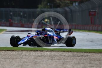 World © Octane Photographic Ltd. Formula 1 – Australian GP Practice 1. Scuderia Toro Rosso STR14 – Alexander Albon with missing front wing. Friday 15th Melbourne, Australia. Friday 15th March 2019.