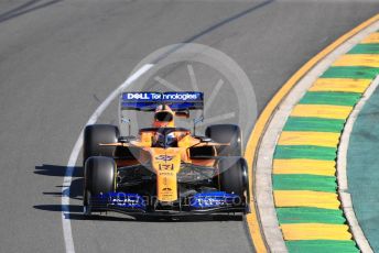 World © Octane Photographic Ltd. Formula 1 – Australian GP Practice 2. McLaren MCL34 – Carlos Sainz. Friday 15th Melbourne, Australia. Friday 15th March 2019.