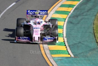 World © Octane Photographic Ltd. Formula 1 – Australian GP Practice 2. SportPesa Racing Point RP19 – Lance Stroll. Friday 15th Melbourne, Australia. Friday 15th March 2019.