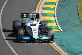 World © Octane Photographic Ltd. Formula 1 – Australian GP Practice 2. ROKiT Williams Racing – George Russell. Friday 15th Melbourne, Australia. Friday 15th March 2019.
