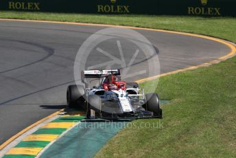 World © Octane Photographic Ltd. Formula 1 – Australian GP Practice 2. Alfa Romeo Racing C38 – Kimi Raikkonen. Friday 15th Melbourne, Australia. Friday 15th March 2019.