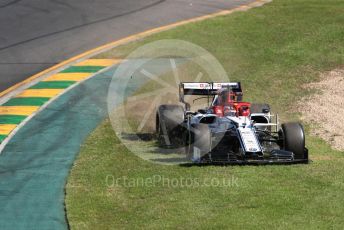 World © Octane Photographic Ltd. Formula 1 – Australian GP Practice 2. Alfa Romeo Racing C38 – Kimi Raikkonen. Friday 15th Melbourne, Australia. Friday 15th March 2019.