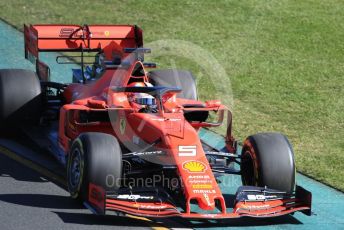 World © Octane Photographic Ltd. Formula 1 – Australian GP Practice 2. Scuderia Ferrari SF90 – Sebastian Vettel. Friday 15th Melbourne, Australia. Friday 15th March 2019.