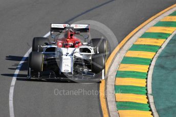 World © Octane Photographic Ltd. Formula 1 – Australian GP Practice 2. Alfa Romeo Racing C38 – Kimi Raikkonen. Friday 15th Melbourne, Australia. Friday 15th March 2019.