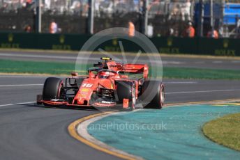 World © Octane Photographic Ltd. Formula 1 – Australian GP Practice 2. Scuderia Ferrari SF90 – Charles Leclerc. Friday 15th Melbourne, Australia. Friday 15th March 2019.