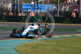 World © Octane Photographic Ltd. Formula 1 – Australian GP Practice 2. ROKiT Williams Racing – Robert Kubica. Friday 15th Melbourne, Australia. Friday 15th March 2019.