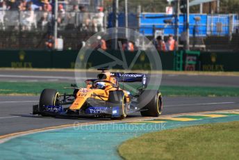 World © Octane Photographic Ltd. Formula 1 – Australian GP Practice 2. McLaren MCL34 – Carlos Sainz. Friday 15th Melbourne, Australia. Friday 15th March 2019.