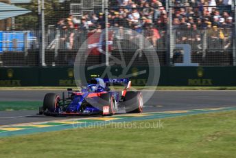 World © Octane Photographic Ltd. Formula 1 – Australian GP Practice 2. Scuderia Toro Rosso STR14 – Alexander Albon. Friday 15th Melbourne, Australia. Friday 15th March 2019.