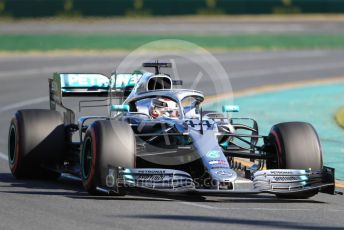 World © Octane Photographic Ltd. Formula 1 – Australian GP Practice 2. Mercedes AMG Petronas Motorsport AMG F1 W10 EQ Power+ - Lewis Hamilton. Friday 15th Melbourne, Australia. Friday 15th March 2019.