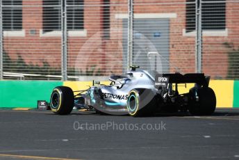 World © Octane Photographic Ltd. Formula 1 – Australian GP Practice 2. Mercedes AMG Petronas Motorsport AMG F1 W10 EQ Power+ - Valtteri Bottas. Friday 15th Melbourne, Australia. Friday 15th March 2019.