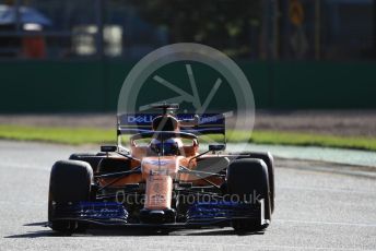 World © Octane Photographic Ltd. Formula 1 – Australian GP Practice 2. McLaren MCL34 – Carlos Sainz. Friday 15th Melbourne, Australia. Friday 15th March 2019.