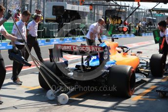 World © Octane Photographic Ltd. Formula 1 – Australian GP Practice 3. McLaren MCL34 – Carlos Sainz. Saturday 16th Melbourne, Australia. Saturday 16th March 2019.