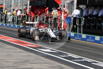 World © Octane Photographic Ltd. Formula 1 – Australian GP Practice 3. Alfa Romeo Racing C38 – Kimi Raikkonen. Saturday 16th Melbourne, Australia. Saturday 16th March 2019.