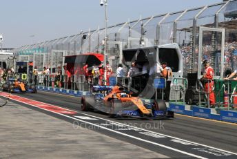 World © Octane Photographic Ltd. Formula 1 – Australian GP Practice 3. McLaren MCL34 – Lando Norris and Carlos Sainz. Saturday 16th Melbourne, Australia. Saturday 16th March 2019.