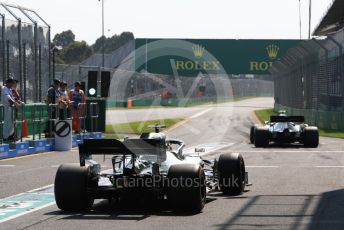 World © Octane Photographic Ltd. Formula 1 – Australian GP Practice 3. Mercedes AMG Petronas Motorsport AMG F1 W10 EQ Power+ - Lewis Hamilton. Saturday 16th Melbourne, Australia. Saturday 16th March 2019.