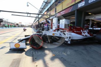 World © Octane Photographic Ltd. Formula 1 – Australian GP Practice 3. Alfa Romeo Racing C38 – Antonio Giovinazzi. Saturday 16th Melbourne, Australia. Saturday 16th March 2019.