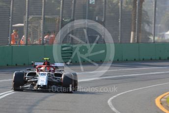 World © Octane Photographic Ltd. Formula 1 – Australian GP Qualifying. Alfa Romeo Racing C38 – Antonio Giovinazzi. Melbourne, Australia. Saturday 16th March 2019.