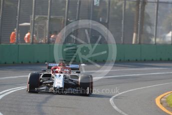 World © Octane Photographic Ltd. Formula 1 – Australian GP Qualifying. Alfa Romeo Racing C38 – Kimi Raikkonen. Melbourne, Australia. Saturday 16th March 2019.