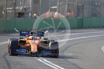 World © Octane Photographic Ltd. Formula 1 – Australian GP Qualifying. McLaren MCL34 – Carlos Sainz. Melbourne, Australia. Saturday 16th March 2019.