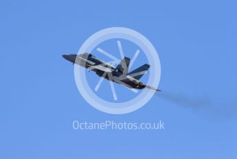 World © Octane Photographic Ltd. Formula 1 – Australian GP Qualifying. Australian Air Force (RAAF) F/A-18A Hornet. Melbourne, Australia. Saturday 16th March 2019.