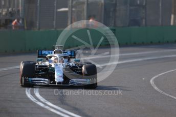World © Octane Photographic Ltd. Formula 1 – Australian GP Qualifying. Mercedes AMG Petronas Motorsport AMG F1 W10 EQ Power+ - Lewis Hamilton. Melbourne, Australia. Saturday 16th March 2019.