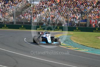 World © Octane Photographic Ltd. Formula 1 – Australian GP Race. ROKiT Williams Racing FW42 – George Russell. Melbourne, Australia. Sunday 17th March 2019.