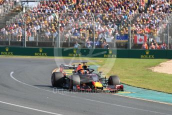 World © Octane Photographic Ltd. Formula 1 – Australian GP Race. Aston Martin Red Bull Racing RB15 – Max Verstappen. Melbourne, Australia. Sunday 17th March 2019.