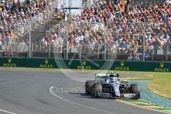 World © Octane Photographic Ltd. Formula 1 – Australian GP Race. Mercedes AMG Petronas Motorsport AMG F1 W10 EQ Power+ - Valtteri Bottas. Melbourne, Australia. Sunday 17th March 2019.