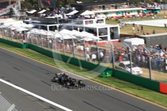 World © Octane Photographic Ltd. Formula 1 – Australian GP Race. Rich Energy Haas F1 Team VF19 – Kevin Magnussen. Melbourne, Australia. Sunday 17th March 2019.