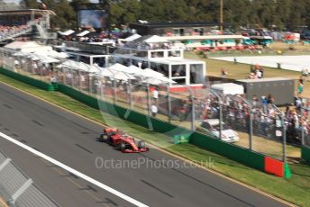 World © Octane Photographic Ltd. Formula 1 – Australian GP Race. Scuderia Ferrari SF90 – Sebastian Vettel. Melbourne, Australia. Sunday 17th March 2019.