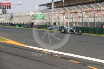 World © Octane Photographic Ltd. Formula 1 – Australian GP Race. Mercedes AMG Petronas Motorsport AMG F1 W10 EQ Power+ - Lewis Hamilton. Melbourne, Australia. Sunday 17th March 2019.