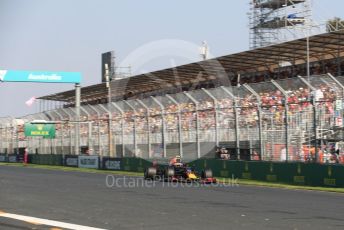 World © Octane Photographic Ltd. Formula 1 – Australian GP Race. Aston Martin Red Bull Racing RB15 – Pierre Gasly. Melbourne, Australia. Sunday 17th March 2019.
