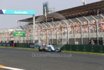 World © Octane Photographic Ltd. Formula 1 – Australian GP Race. ROKiT Williams Racing FW42 – George Russell. Melbourne, Australia. Sunday 17th March 2019.
