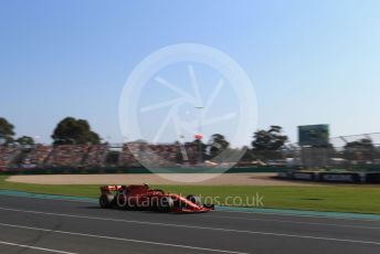 World © Octane Photographic Ltd. Formula 1 – Australian GP Race. Scuderia Ferrari SF90 – Charles Leclerc. Melbourne, Australia. Sunday 17th March 2019.