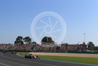 World © Octane Photographic Ltd. Formula 1 – Australian GP Race. SportPesa Racing Point RP19 – Lance Stroll, McLaren MCL34 – Carlos Sainz and Scuderia Toro Rosso STR14 – Daniil Kvyat. Melbourne, Australia. Sunday 17th March 2019.