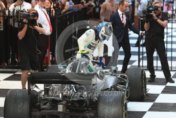 World © Octane Photographic Ltd. Formula 1 – Australian GP Parc Ferme. Mercedes AMG Petronas Motorsport AMG F1 W10 EQ Power+ - Valtteri Bottas. Melbourne, Australia. Sunday 17th March 2019.