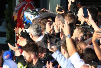 World © Octane Photographic Ltd. Formula 1 – Australian GP Parc Ferme. Mercedes AMG Petronas Motorsport AMG F1 W10 EQ Power+ - Valtteri Bottas. Melbourne, Australia. Sunday 17th March 2019.