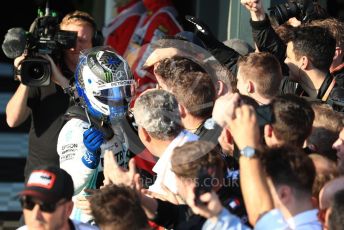 World © Octane Photographic Ltd. Formula 1 – Australian GP Parc Ferme. Mercedes AMG Petronas Motorsport AMG F1 W10 EQ Power+ - Valtteri Bottas. Melbourne, Australia. Sunday 17th March 2019.