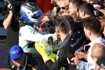 World © Octane Photographic Ltd. Formula 1 – Australian GP Parc Ferme. Mercedes AMG Petronas Motorsport AMG F1 W10 EQ Power+ - Valtteri Bottas. Melbourne, Australia. Sunday 17th March 2019.