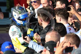 World © Octane Photographic Ltd. Formula 1 – Australian GP Parc Ferme. Mercedes AMG Petronas Motorsport AMG F1 W10 EQ Power+ - Valtteri Bottas. Melbourne, Australia. Sunday 17th March 2019.