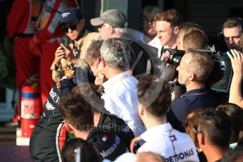 World © Octane Photographic Ltd. Formula 1 – Australian GP Parc Ferme. Aston Martin Red Bull Racing RB15 – Max Verstappen. Melbourne, Australia. Sunday 17th March 2019.
