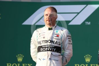 World © Octane Photographic Ltd. Formula 1 – Australian GP Podium. Mercedes AMG Petronas Motorsport AMG F1 W10 EQ Power+ - Valtteri Bottas. Melbourne, Australia. Sunday 17th March 2019.