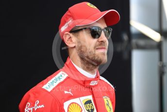 World © Octane Photographic Ltd. Formula 1 – Australian GP FIA Driver photo call. Scuderia Ferrari SF90 – Sebastian Vettel. Thursday 14th Melbourne, Australia. Thursday 14th March 2019.