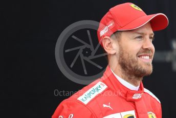 World © Octane Photographic Ltd. Formula 1 – Australian GP FIA Driver photo call. Scuderia Ferrari SF90 – Sebastian Vettel. Thursday 14th Melbourne, Australia. Thursday 14th March 2019.