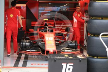 World © Octane Photographic Ltd. Formula 1 – Australian GP Pitlane. Scuderia Ferrari SF90 – Charles Leclerc. Friday 15th Melbourne, Australia. Friday 15th March 2019.