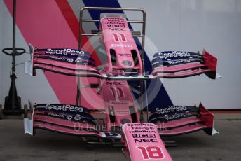 World © Octane Photographic Ltd. Formula 1 – Australian GP Pitlane. SportPesa Racing Point RP19 – Sergio Perez and Lance Stroll. Friday 15th Melbourne, Australia. Friday 15th March 2019.