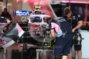 World © Octane Photographic Ltd. Formula 1 – Australian GP Pitlane. SportPesa Racing Point RP19 – Lance Stroll. Friday 15th Melbourne, Australia. Friday 15th March 2019.