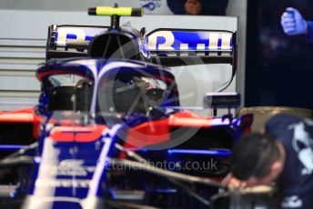 World © Octane Photographic Ltd. Formula 1 – Australian GP Pitlane. Scuderia Toro Rosso STR14 – Alexander Albon. Friday 15th Melbourne, Australia. Friday 15th March 2019.